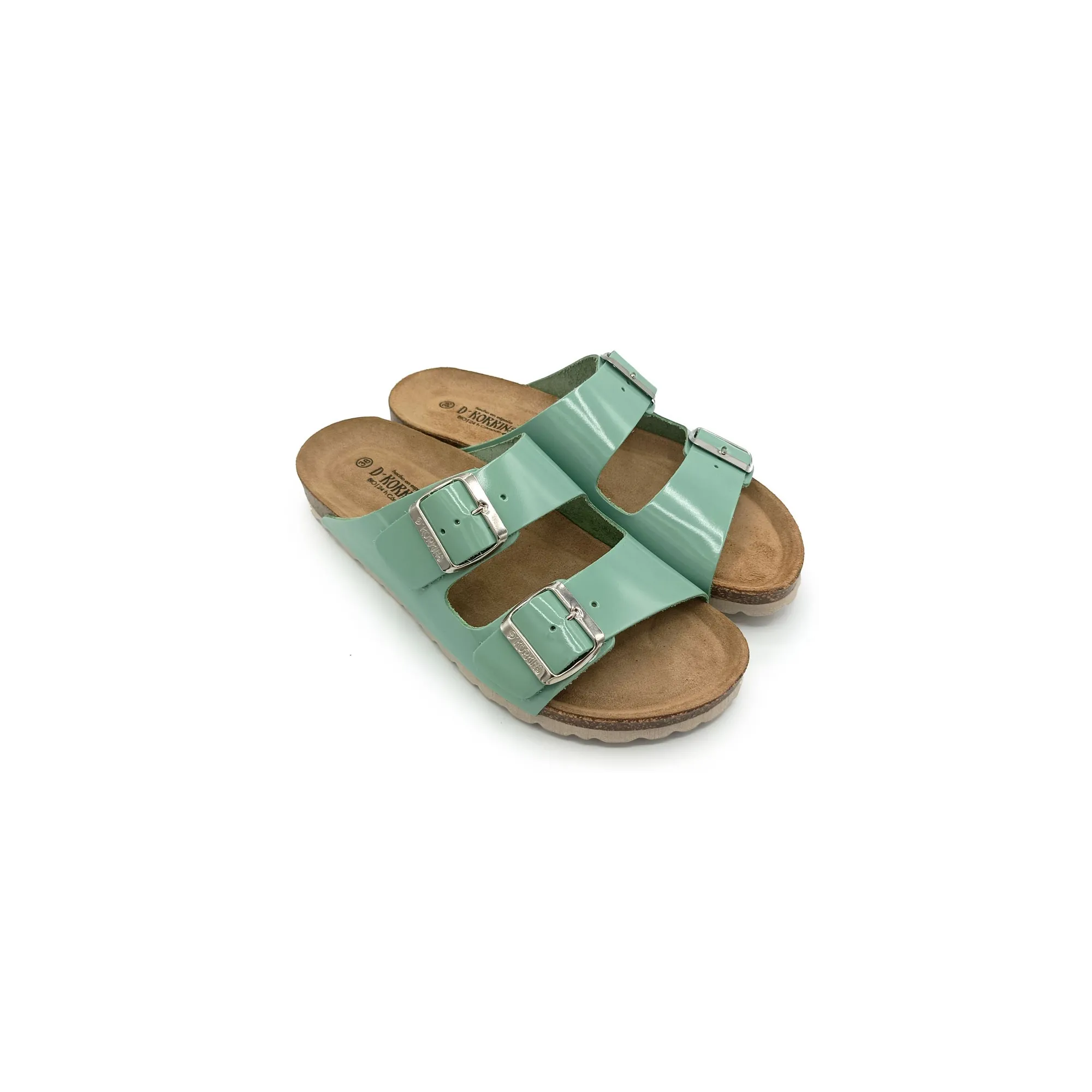 Paris Verde Esmeralda cuero natural esmaltado