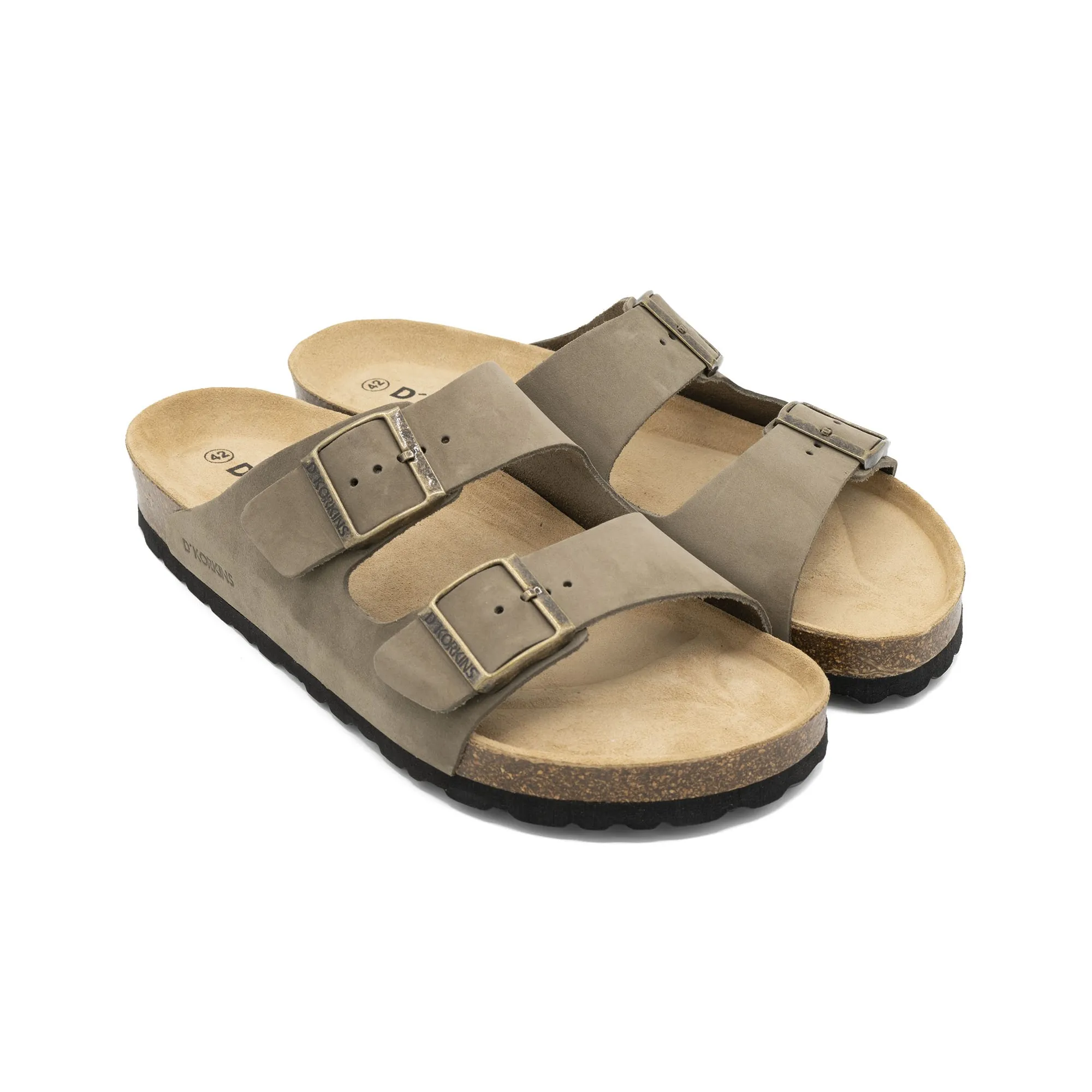 Paris hombre kaki nobuk
