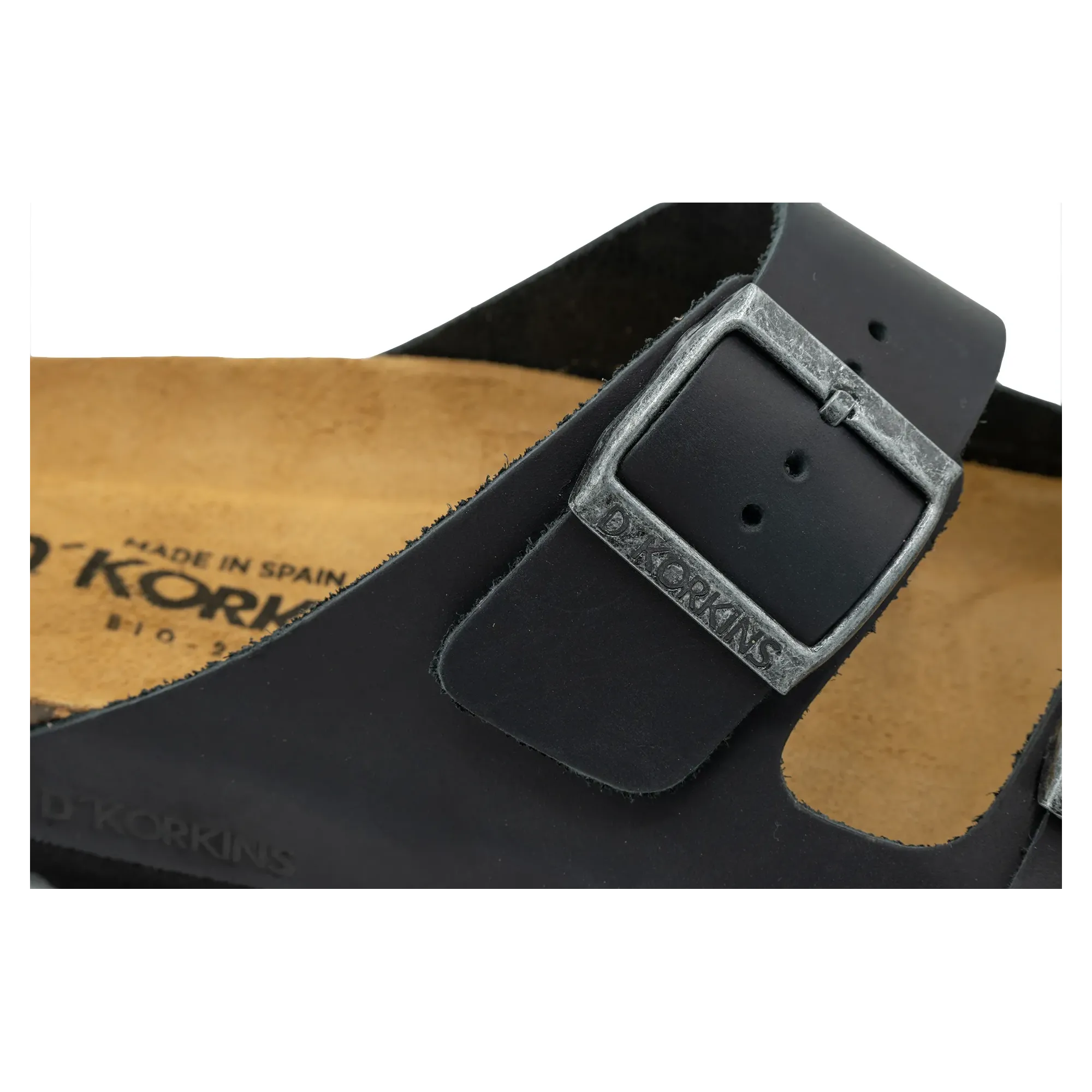 Paris negro cuero engrasado